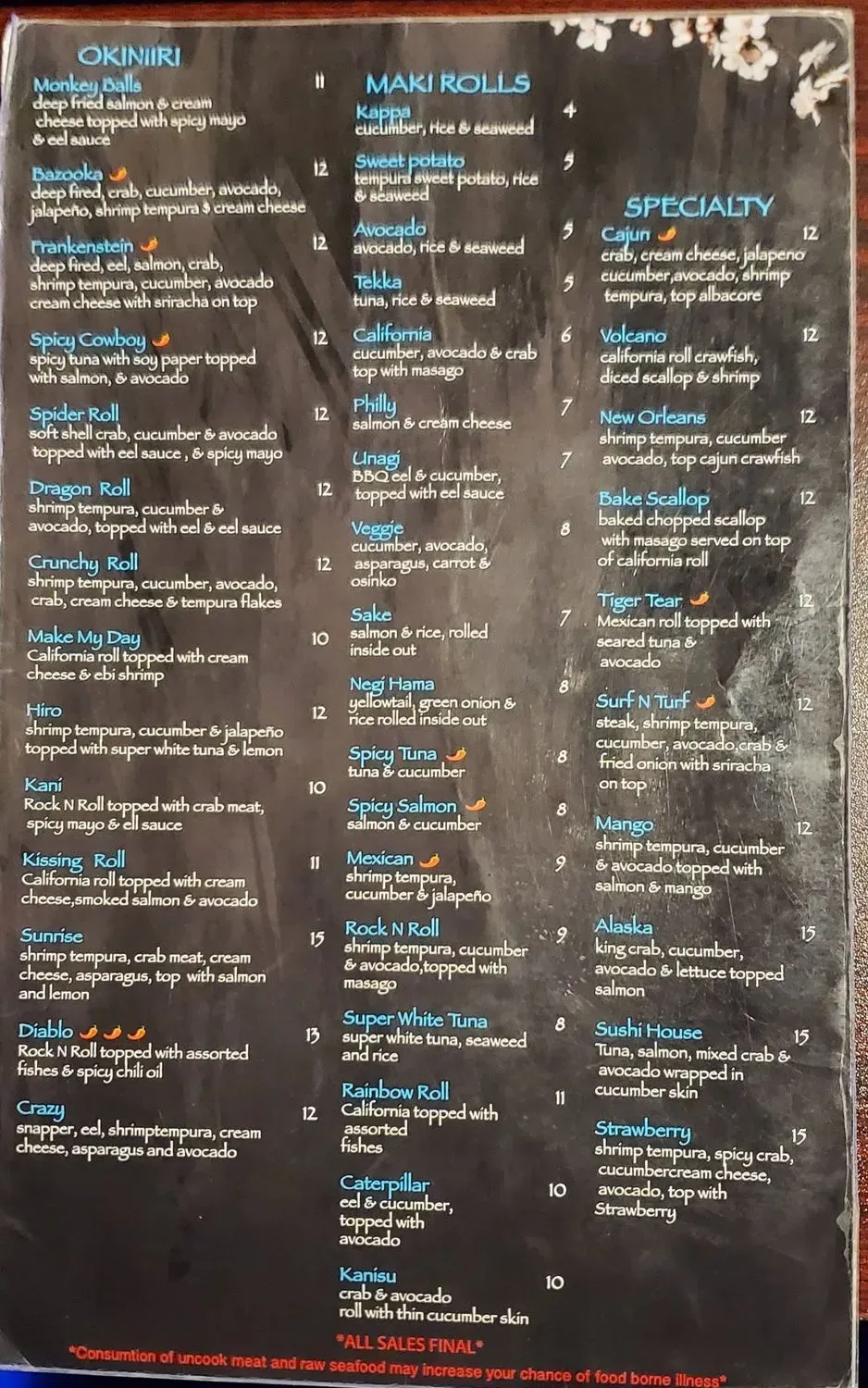 Menu 3