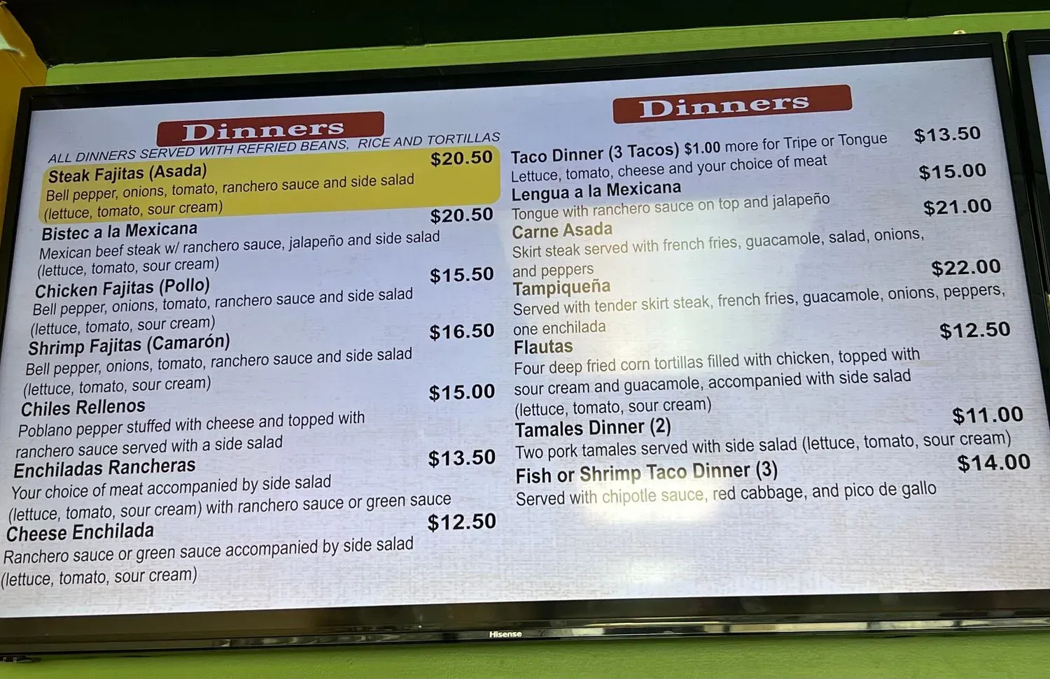 Menu 2