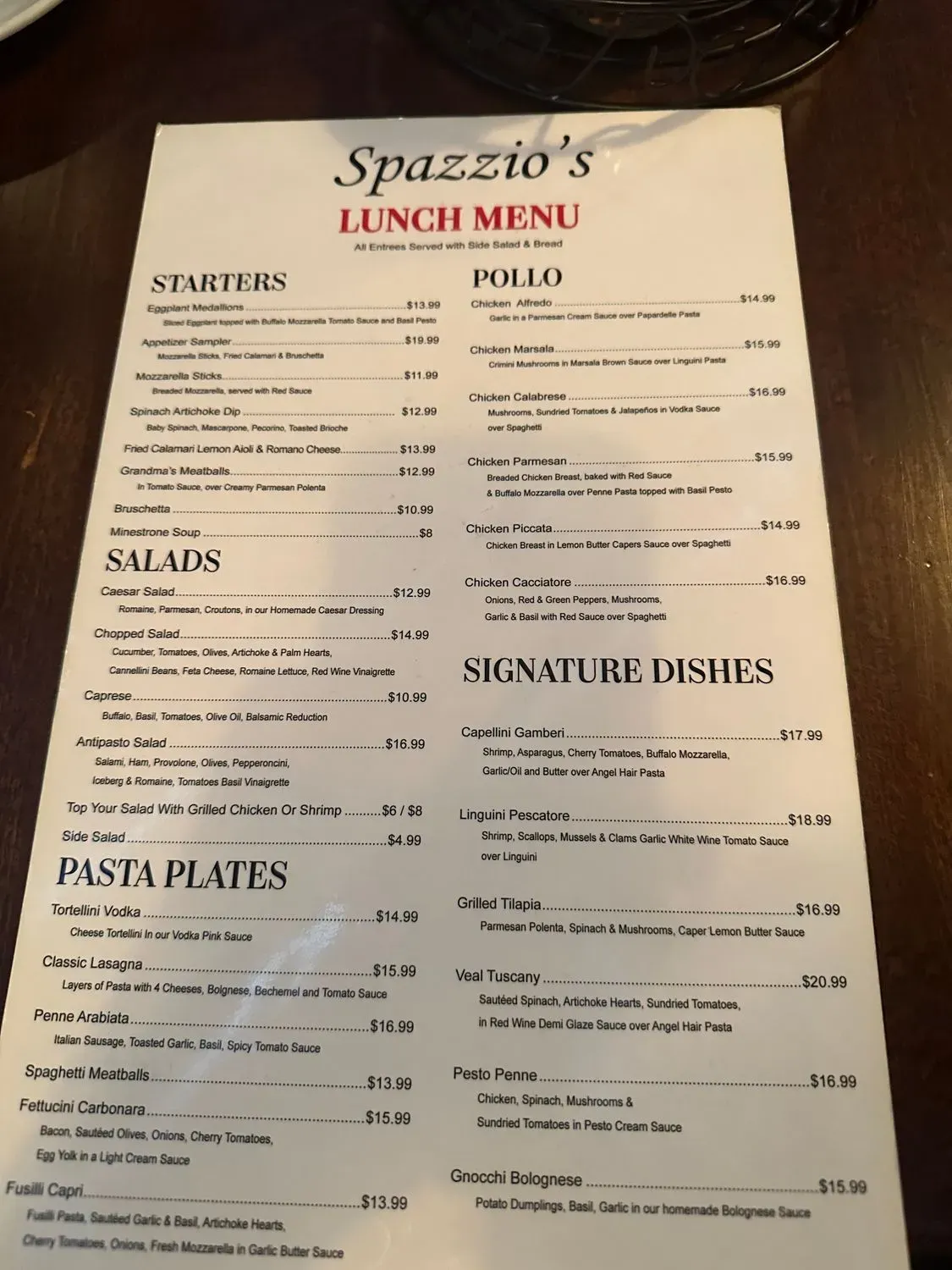 Menu 2