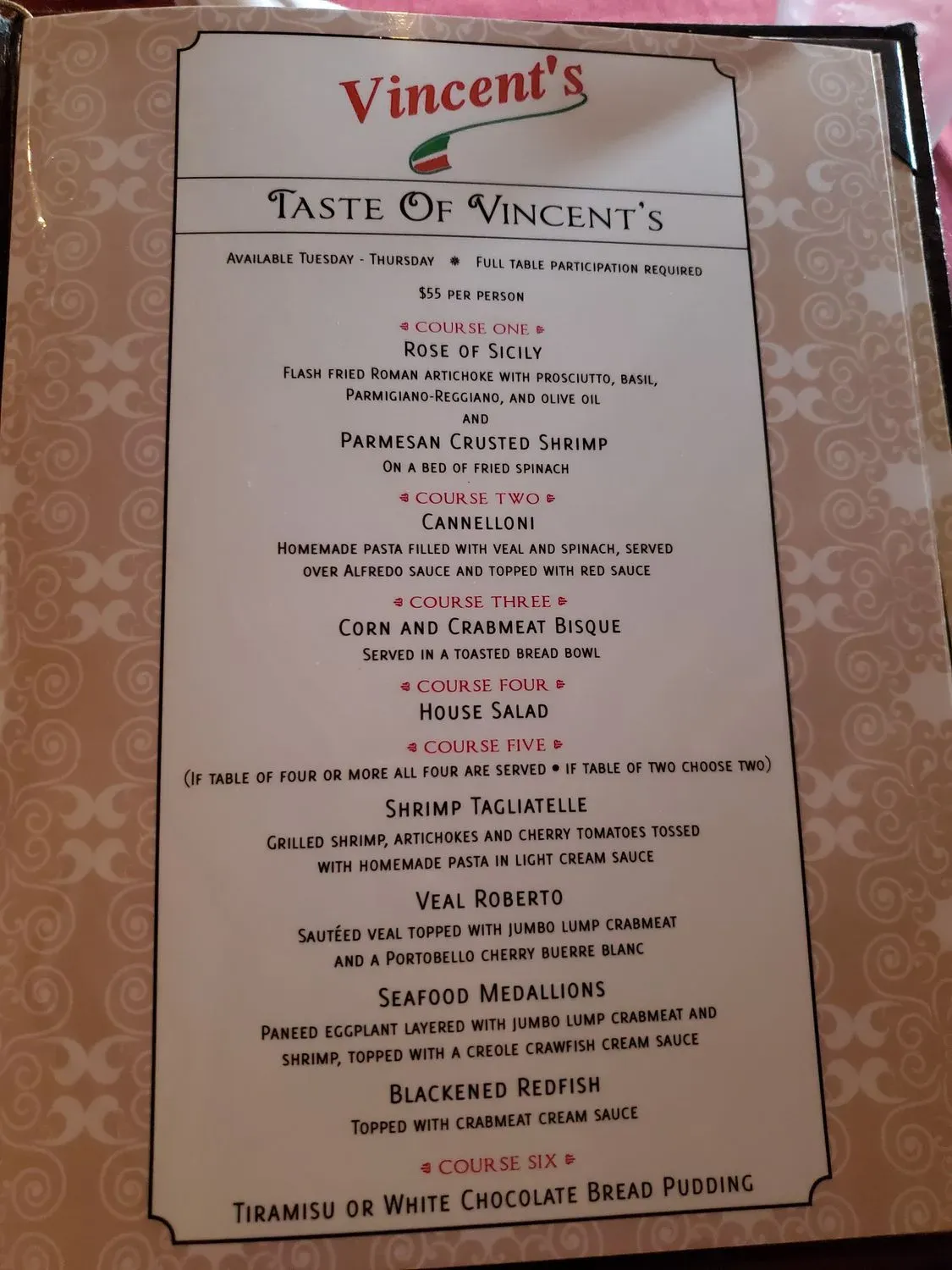 Menu 6