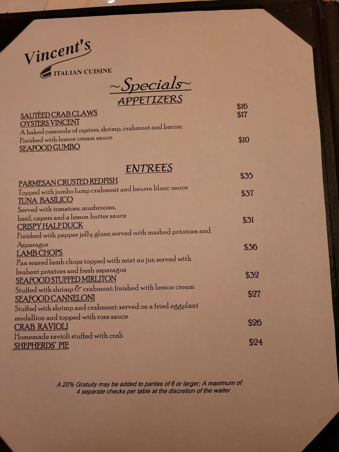 Menu 3