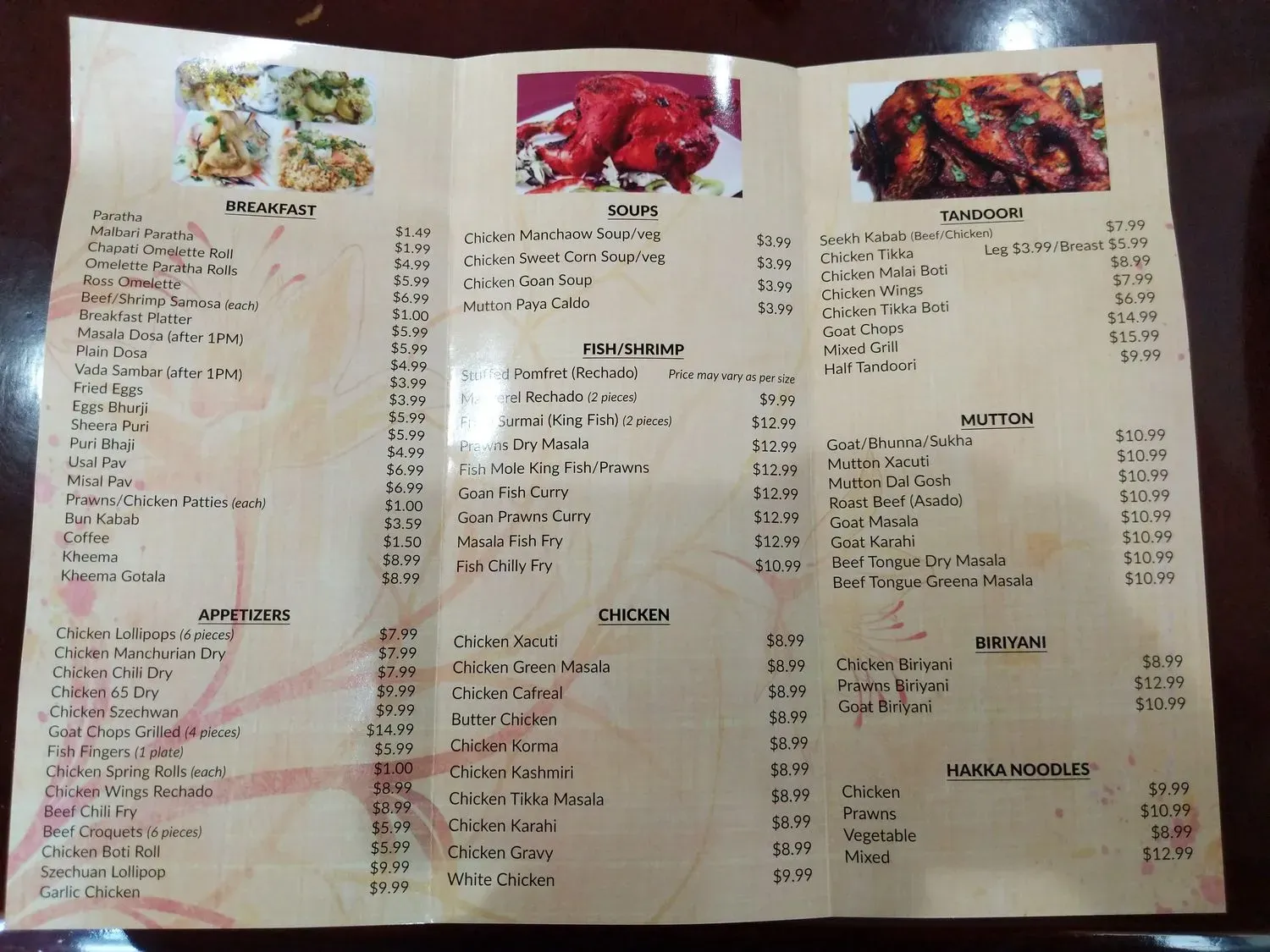 Menu 5