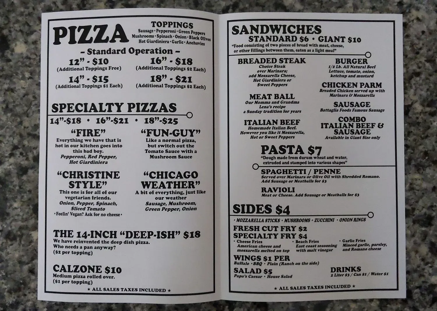 Menu 3