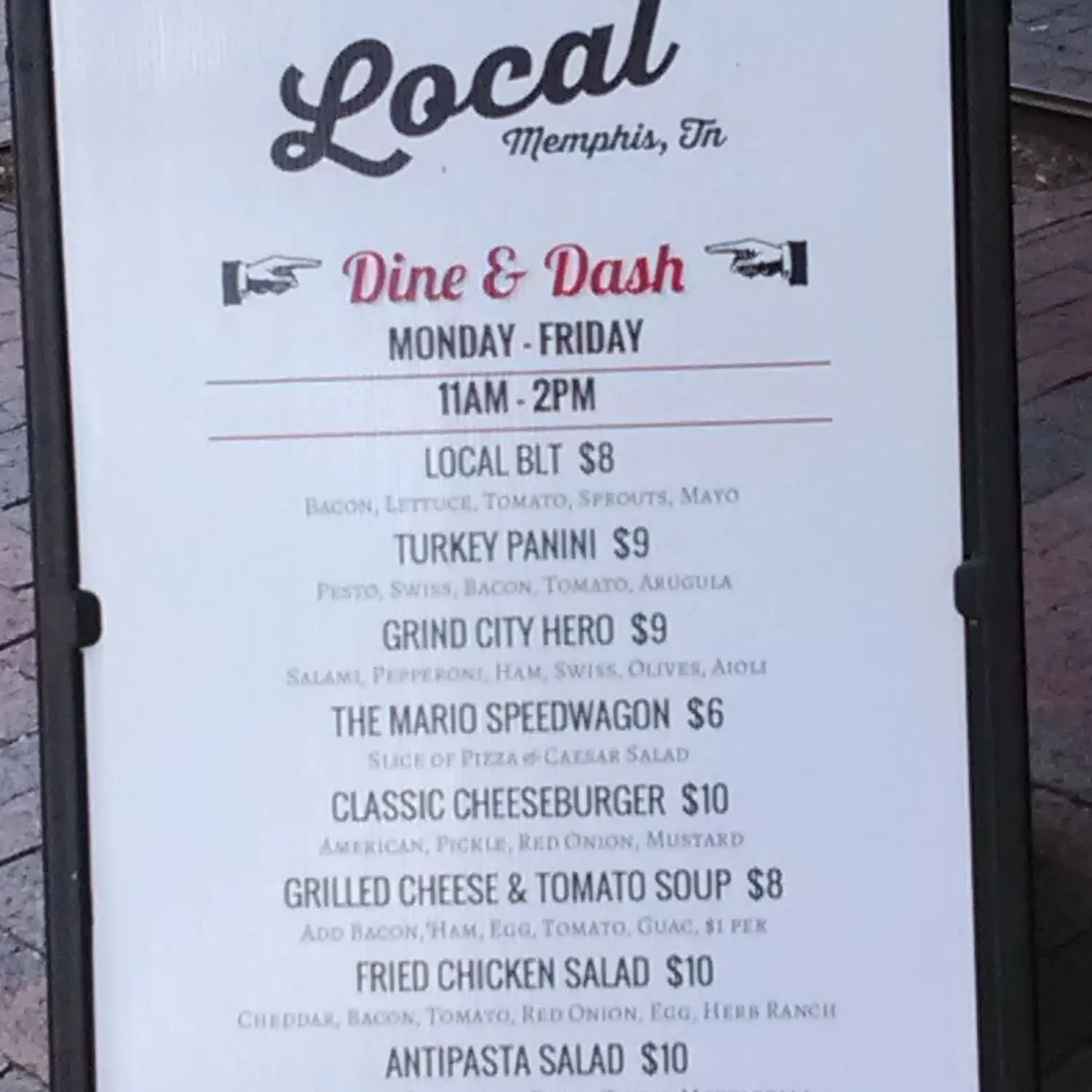 Menu 3