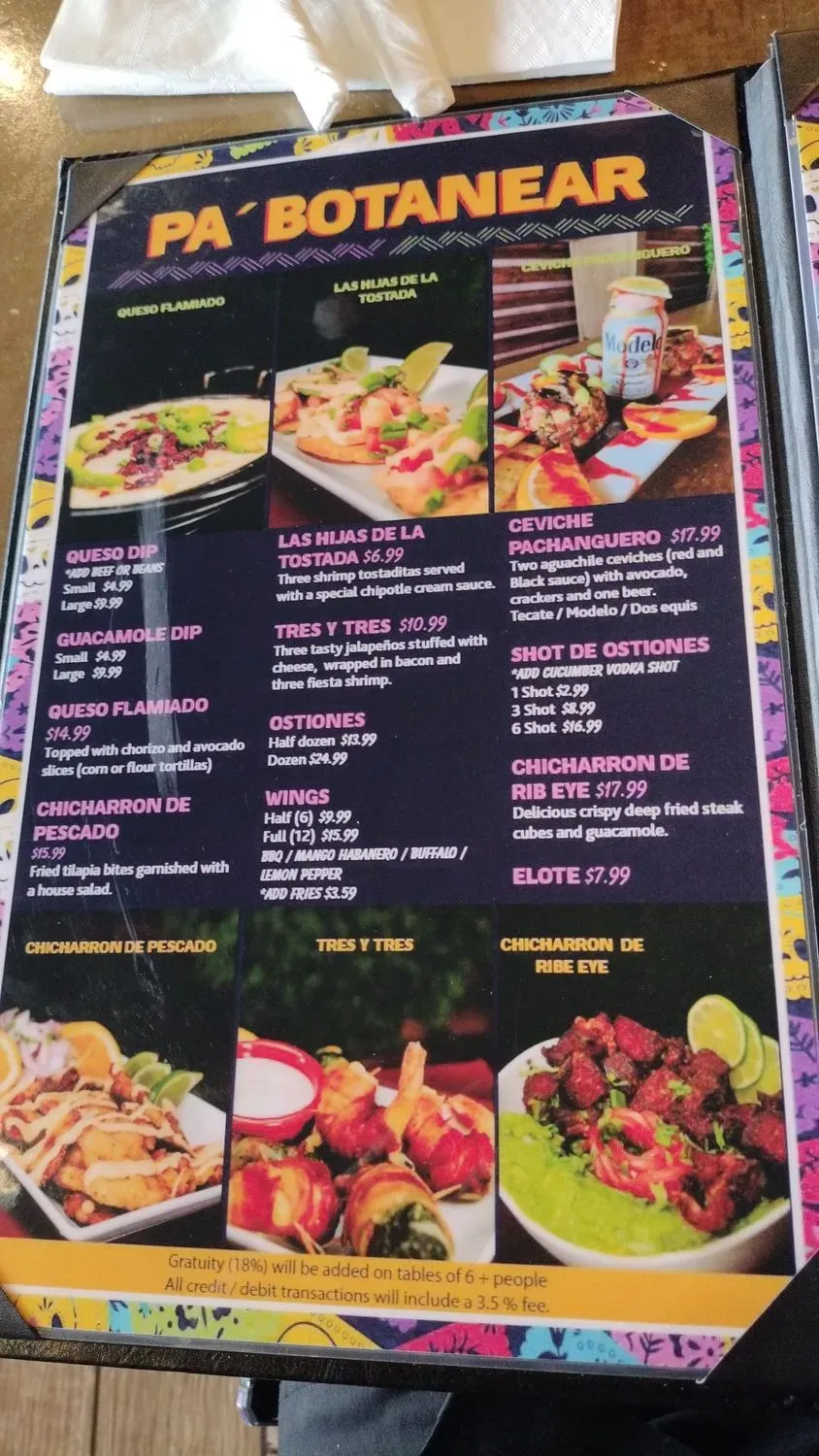 Menu 6