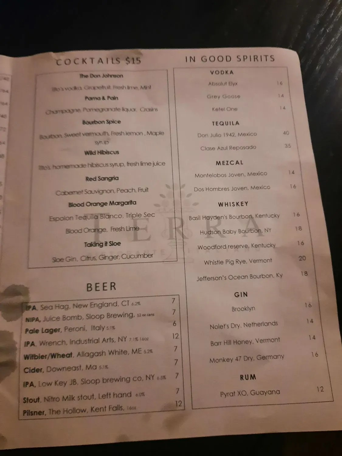 Menu 2