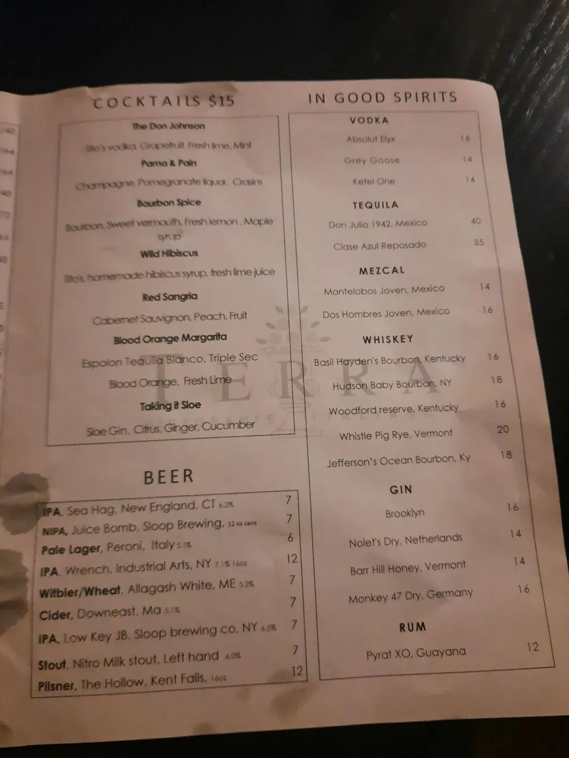 Menu 4