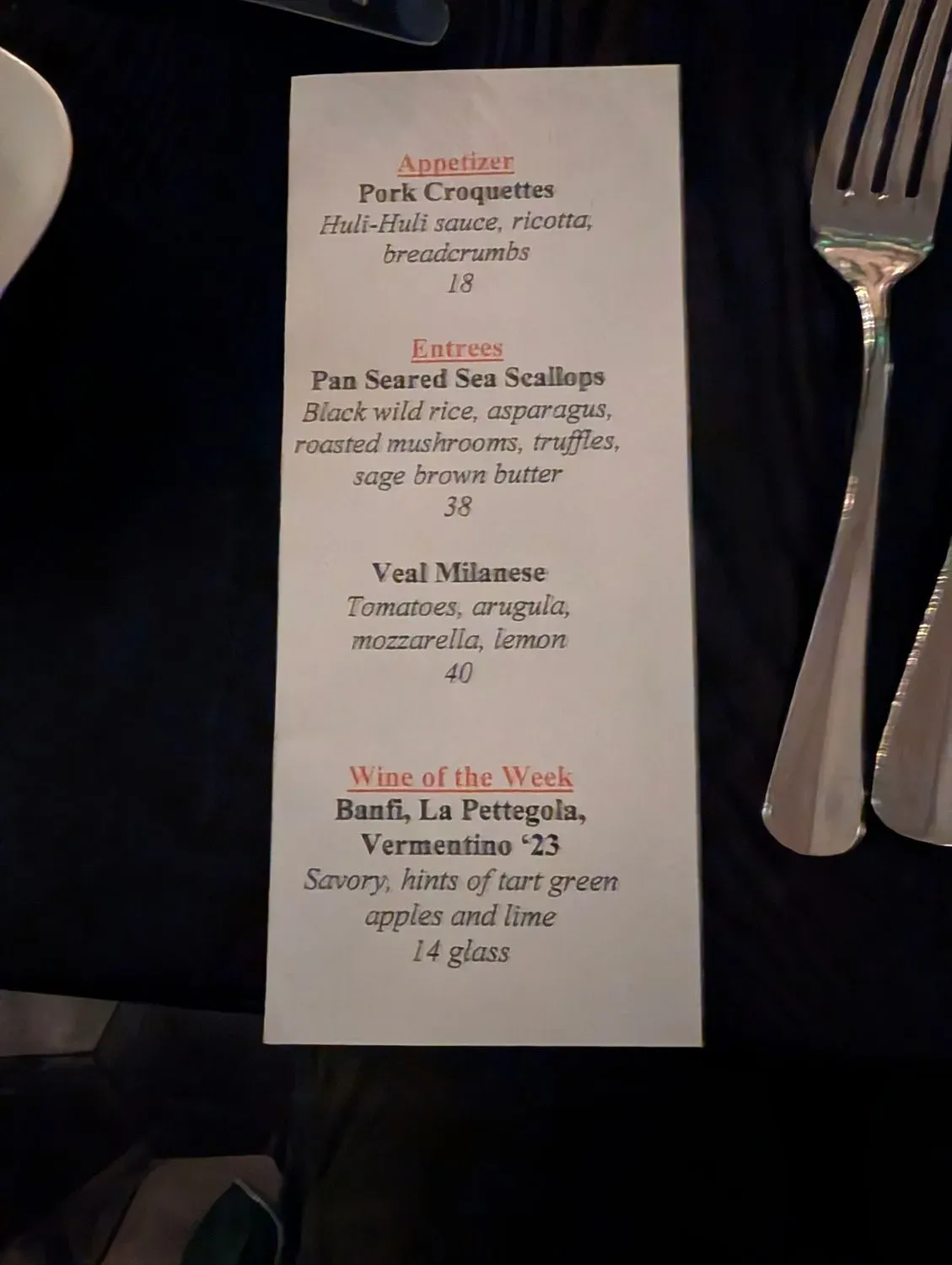 Menu 3