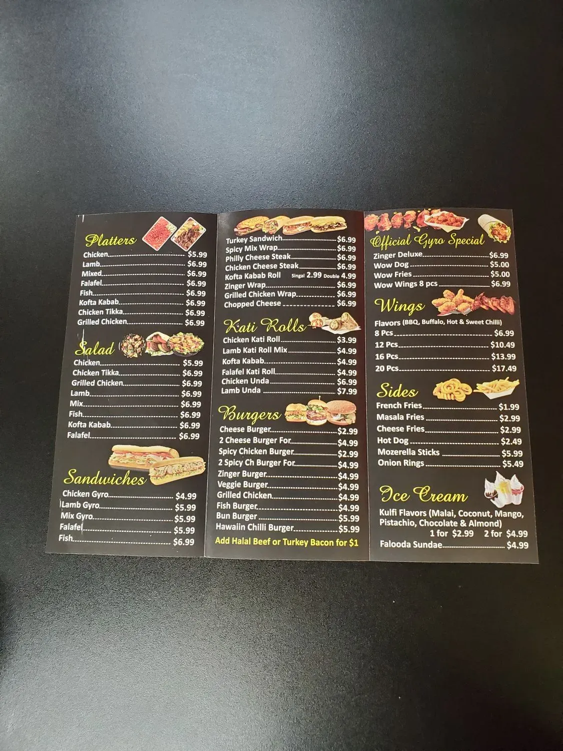 Menu 3