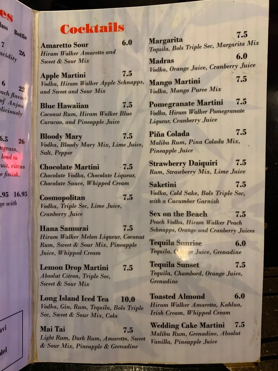 Menu 4