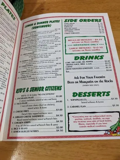 Menu 6