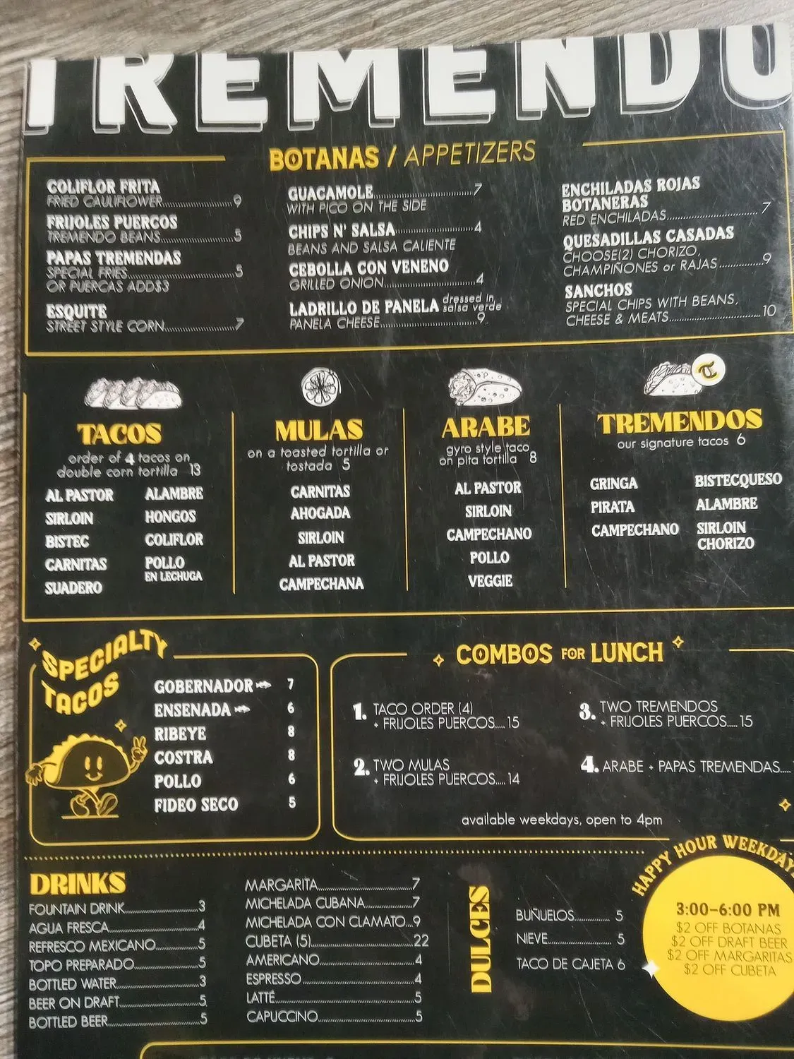 Menu 4