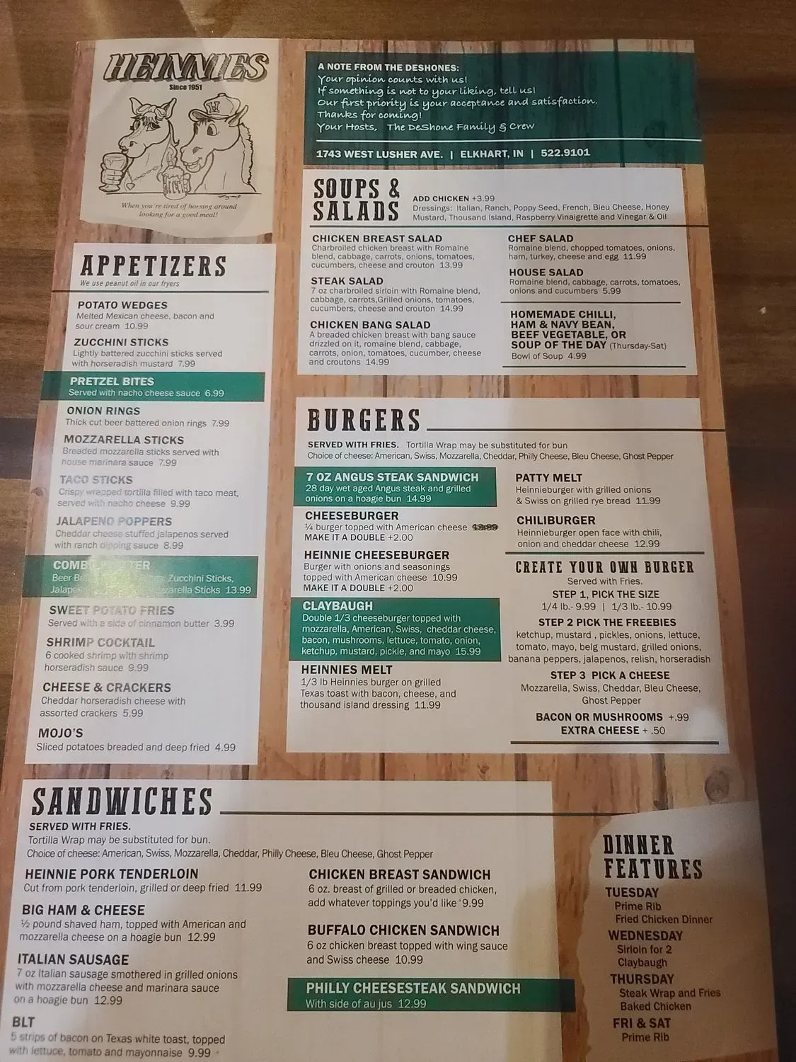 Menu 3