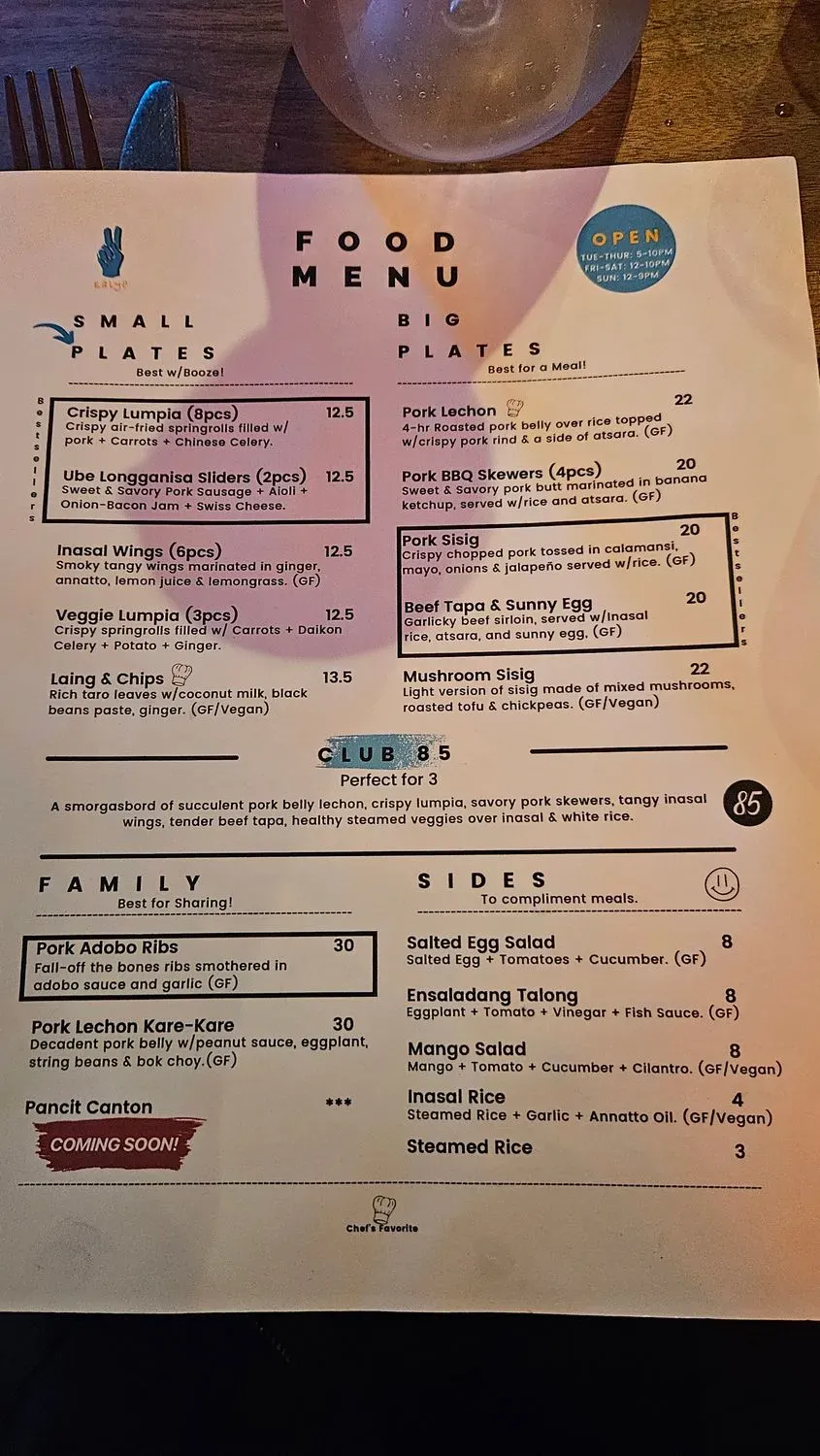 Menu 3