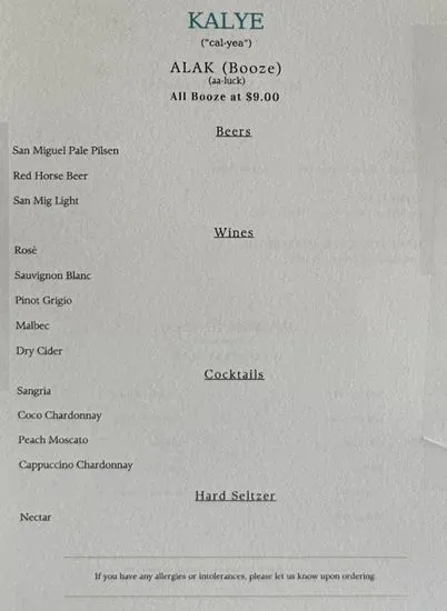 Menu 4