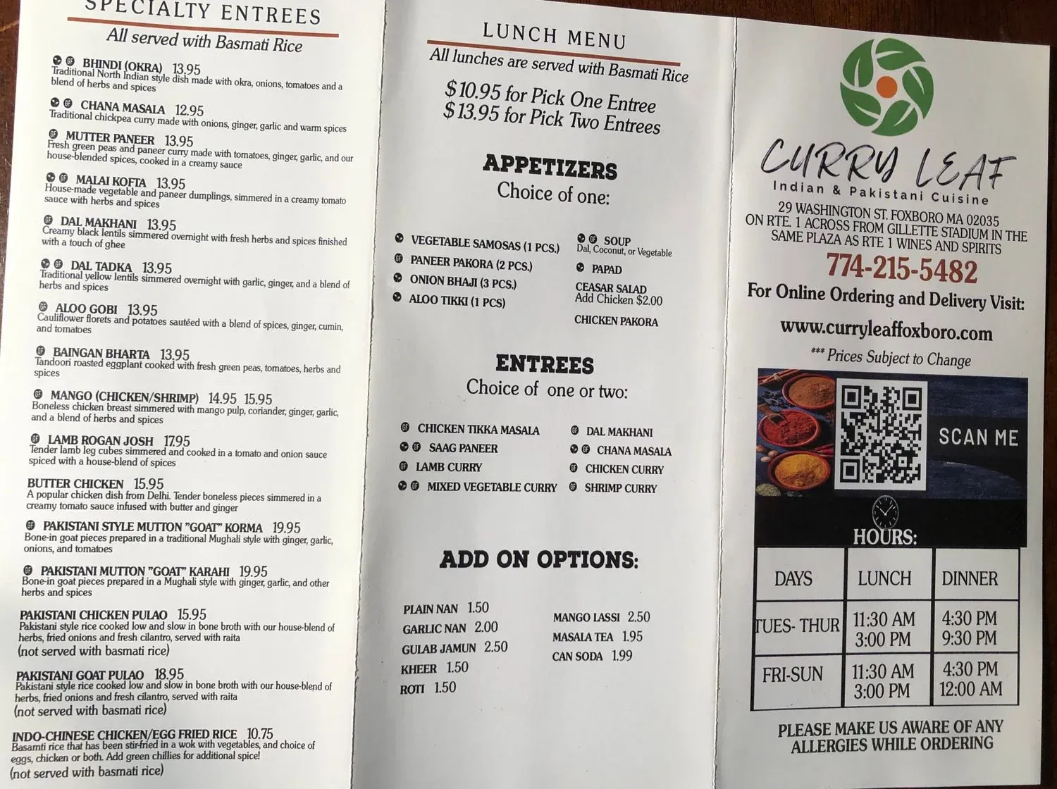 Menu 4