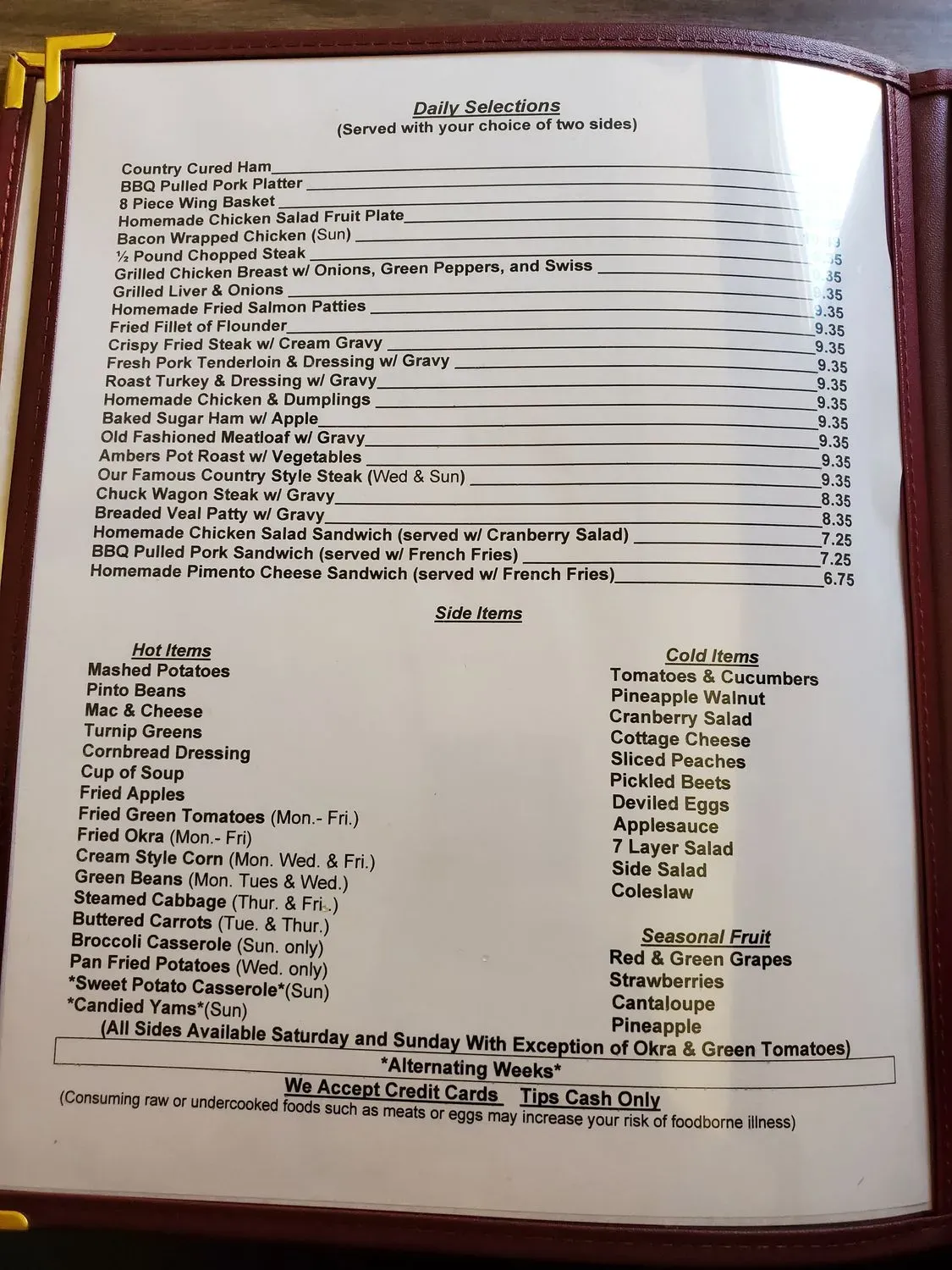 Menu 2