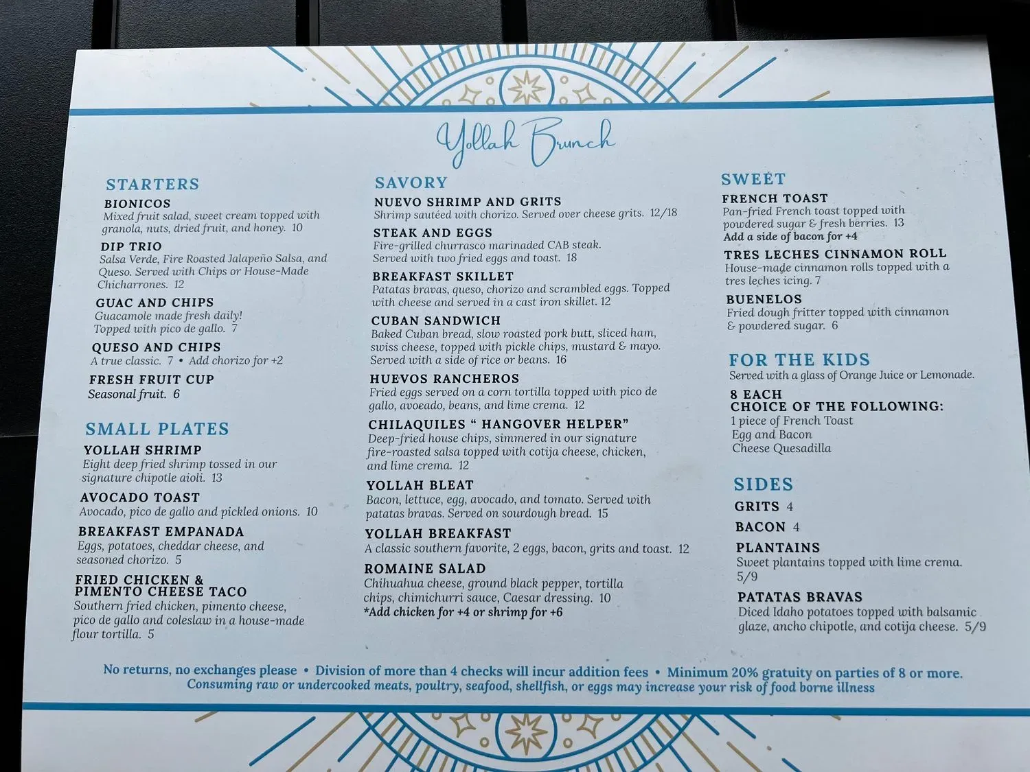 Menu 2