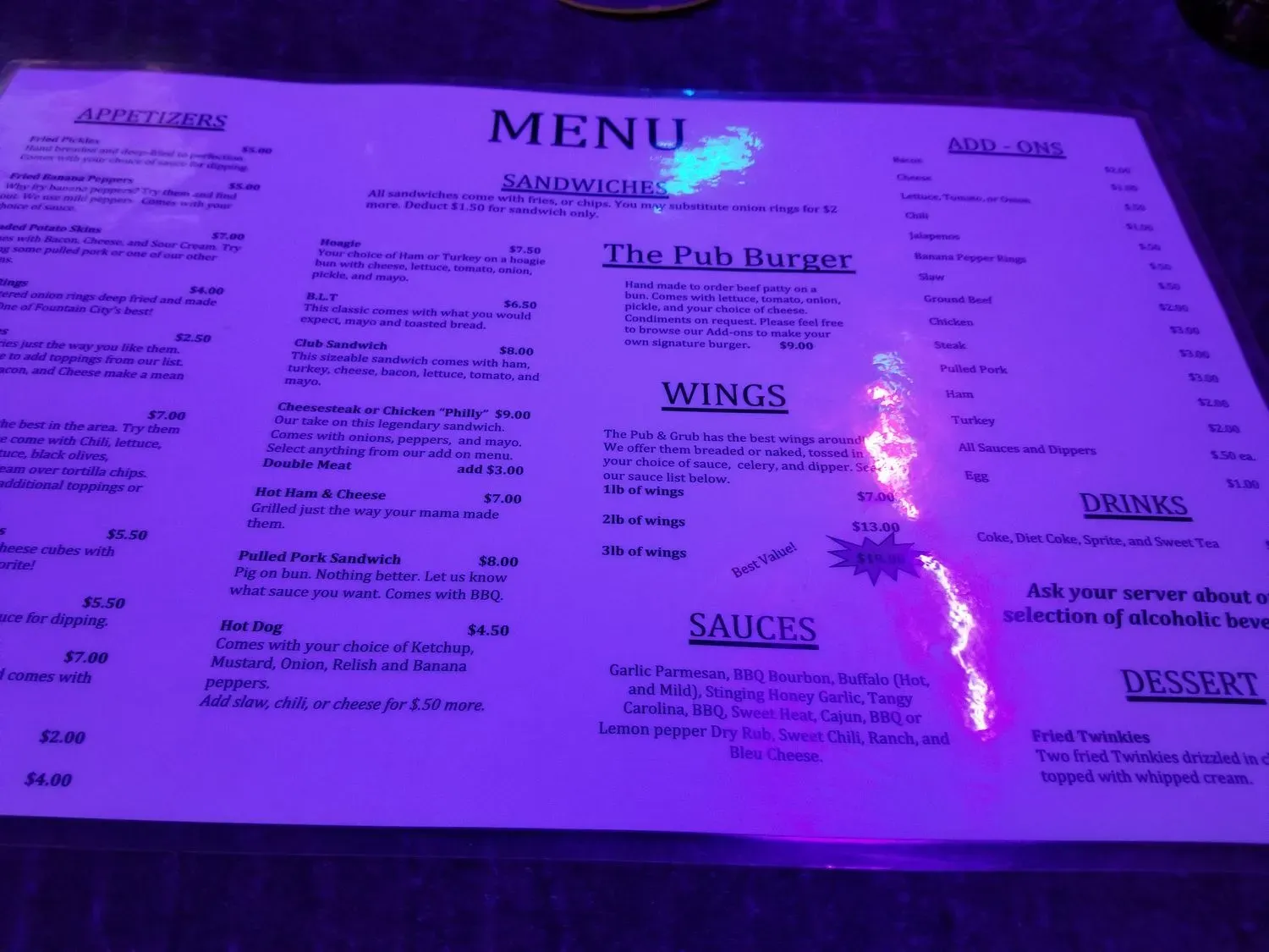 Menu 2