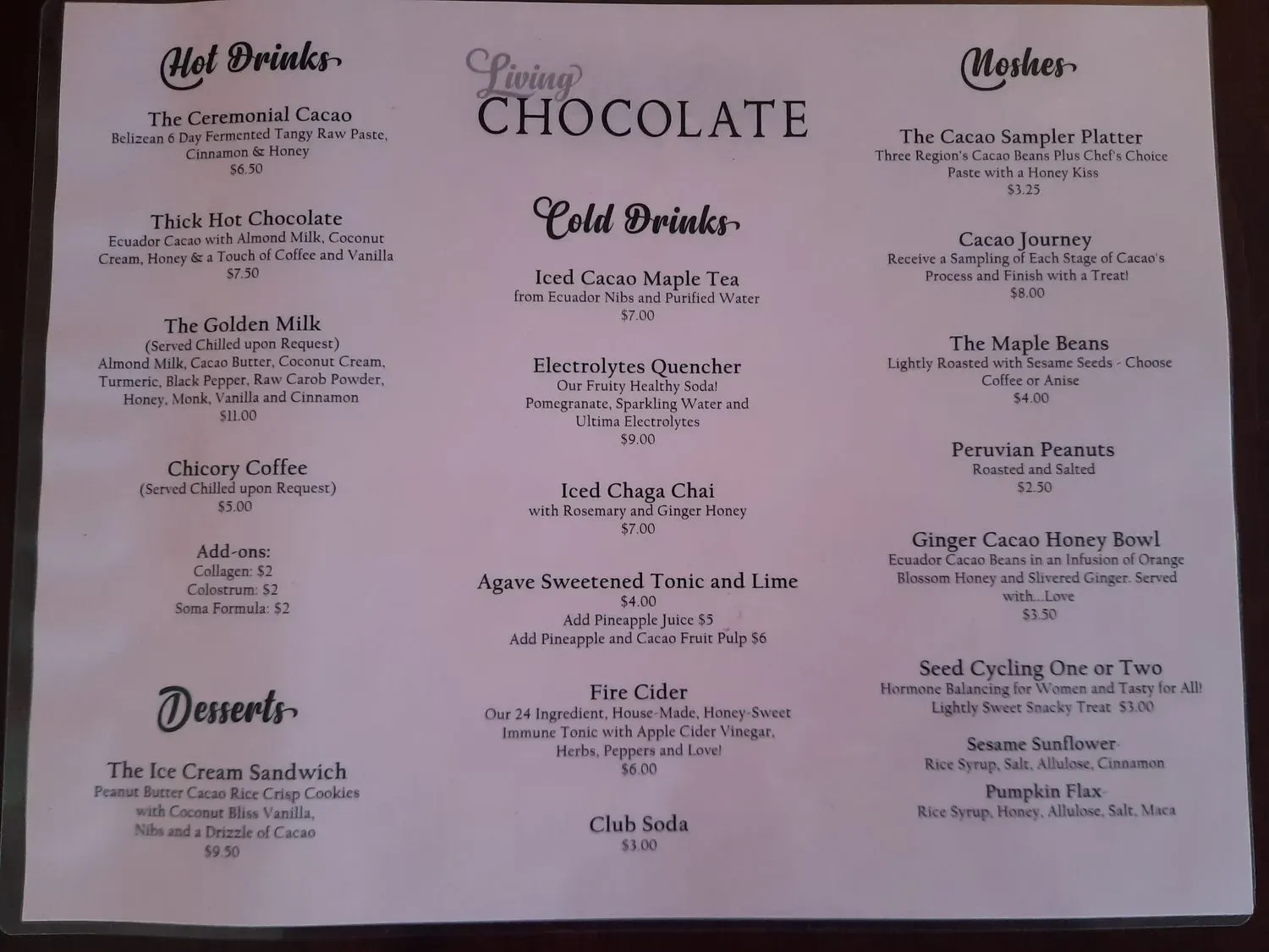 Menu 3