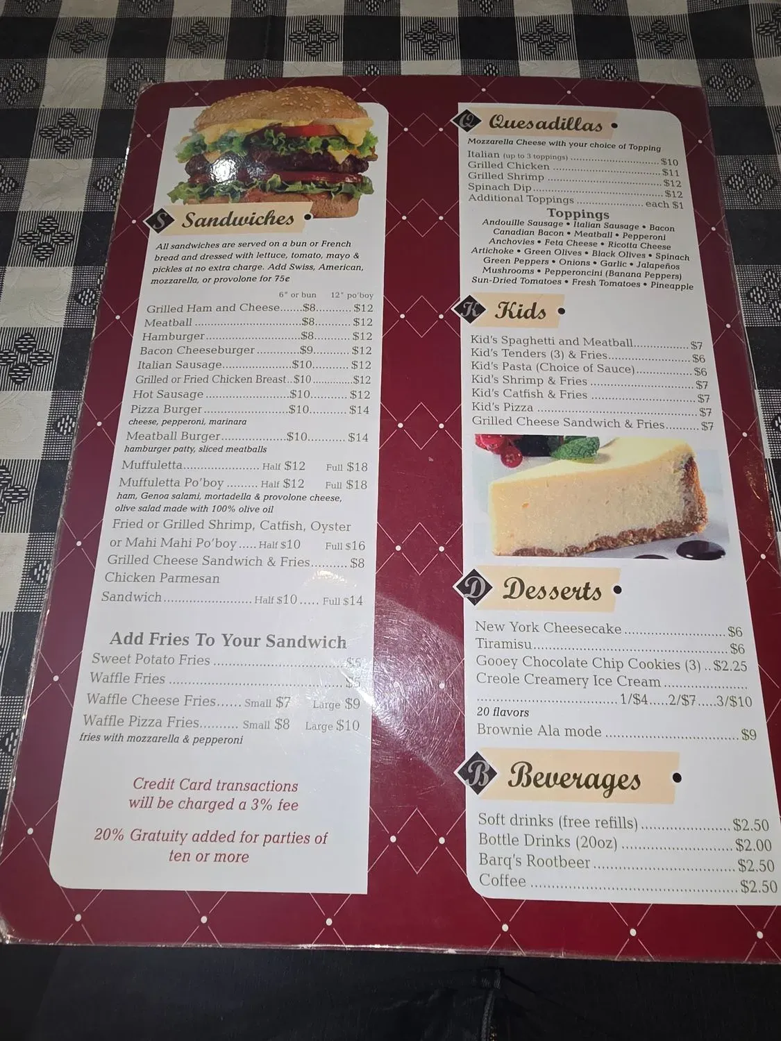 Menu 3