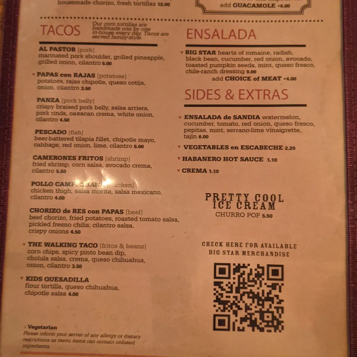 Menu 3