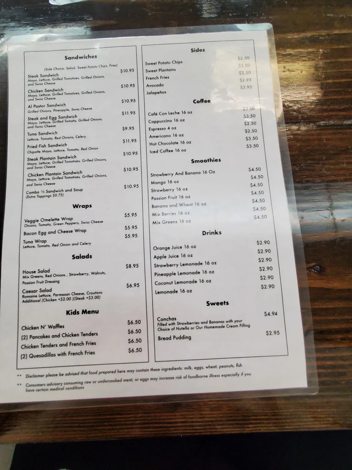 Menu 3