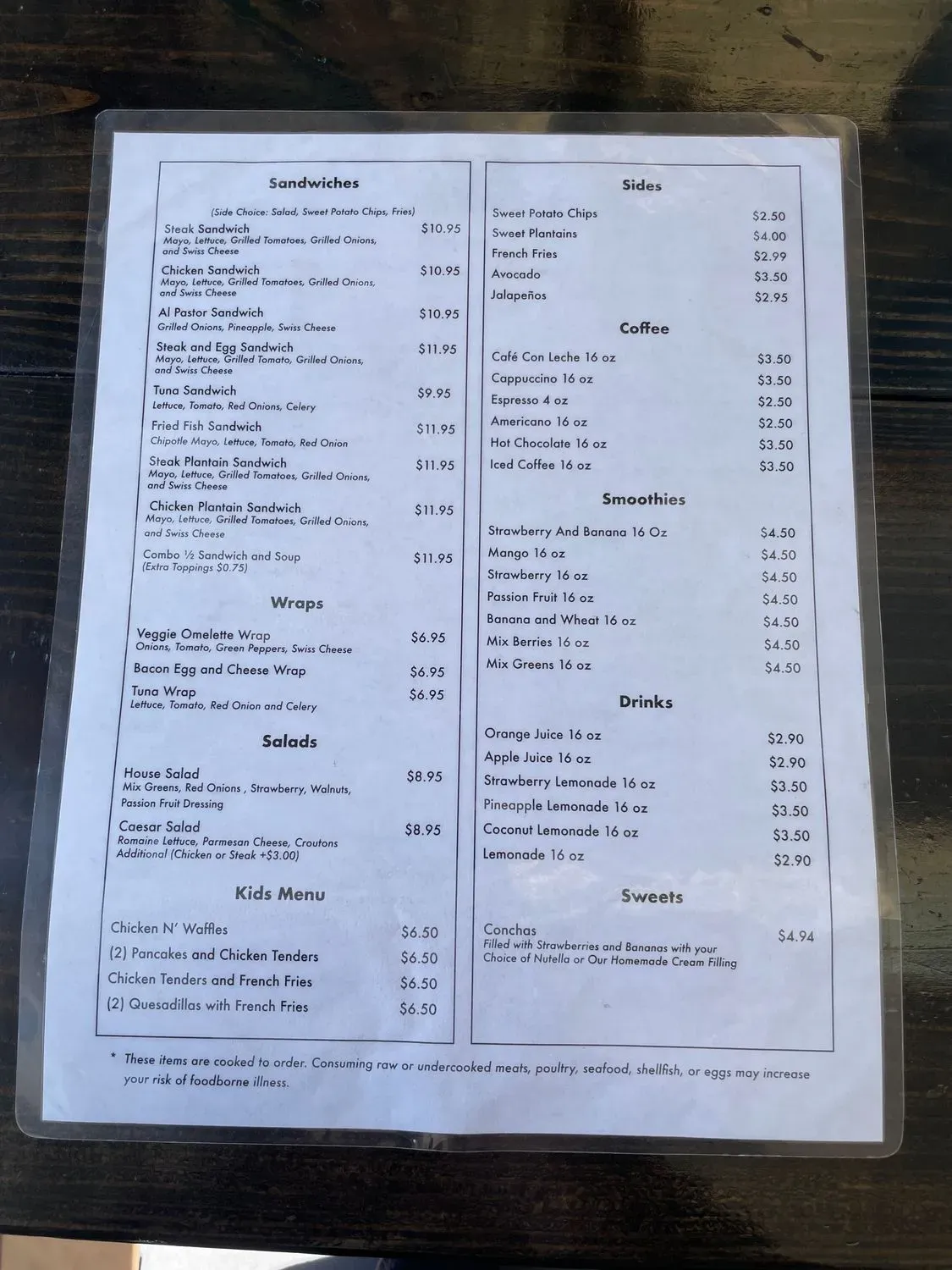 Menu 4