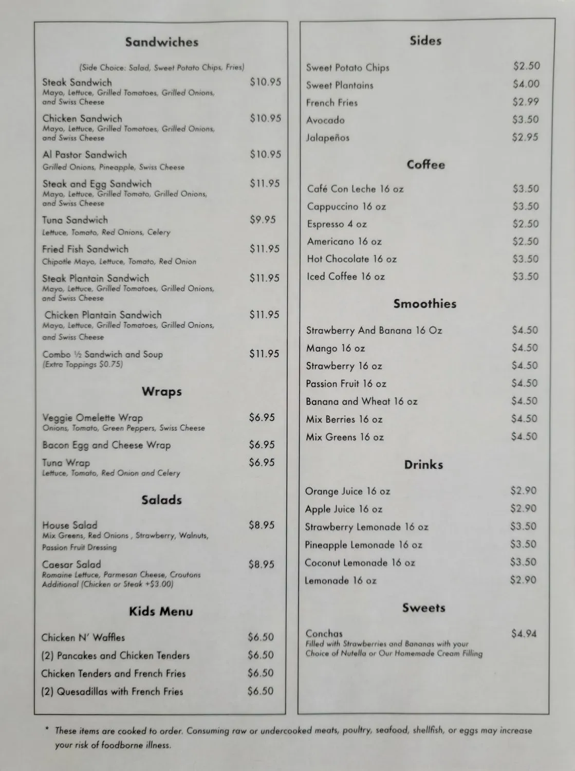 Menu 2