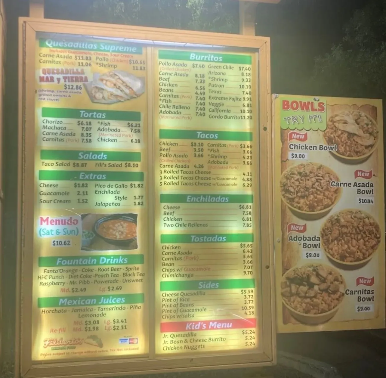 Menu 5