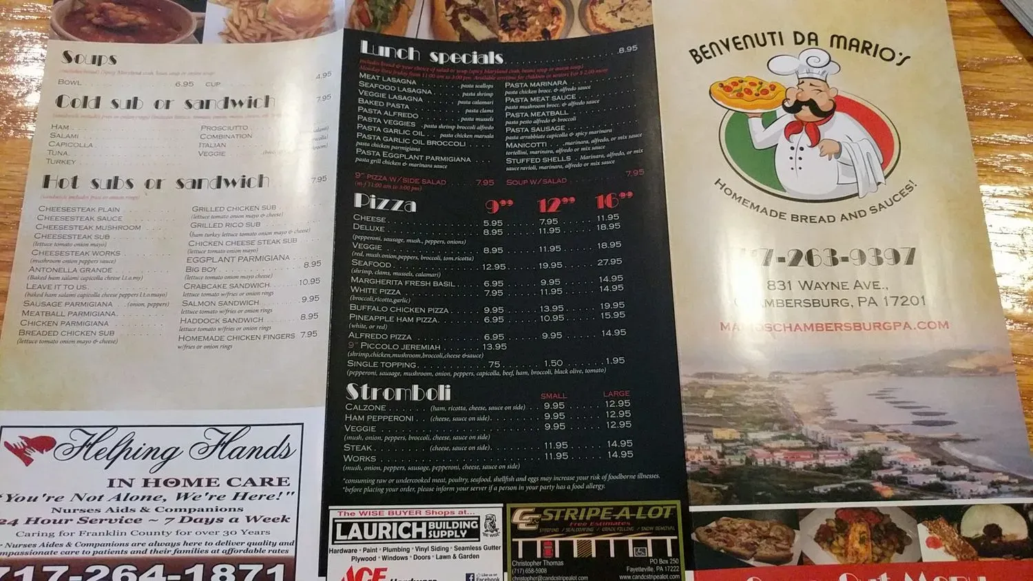 Menu 3