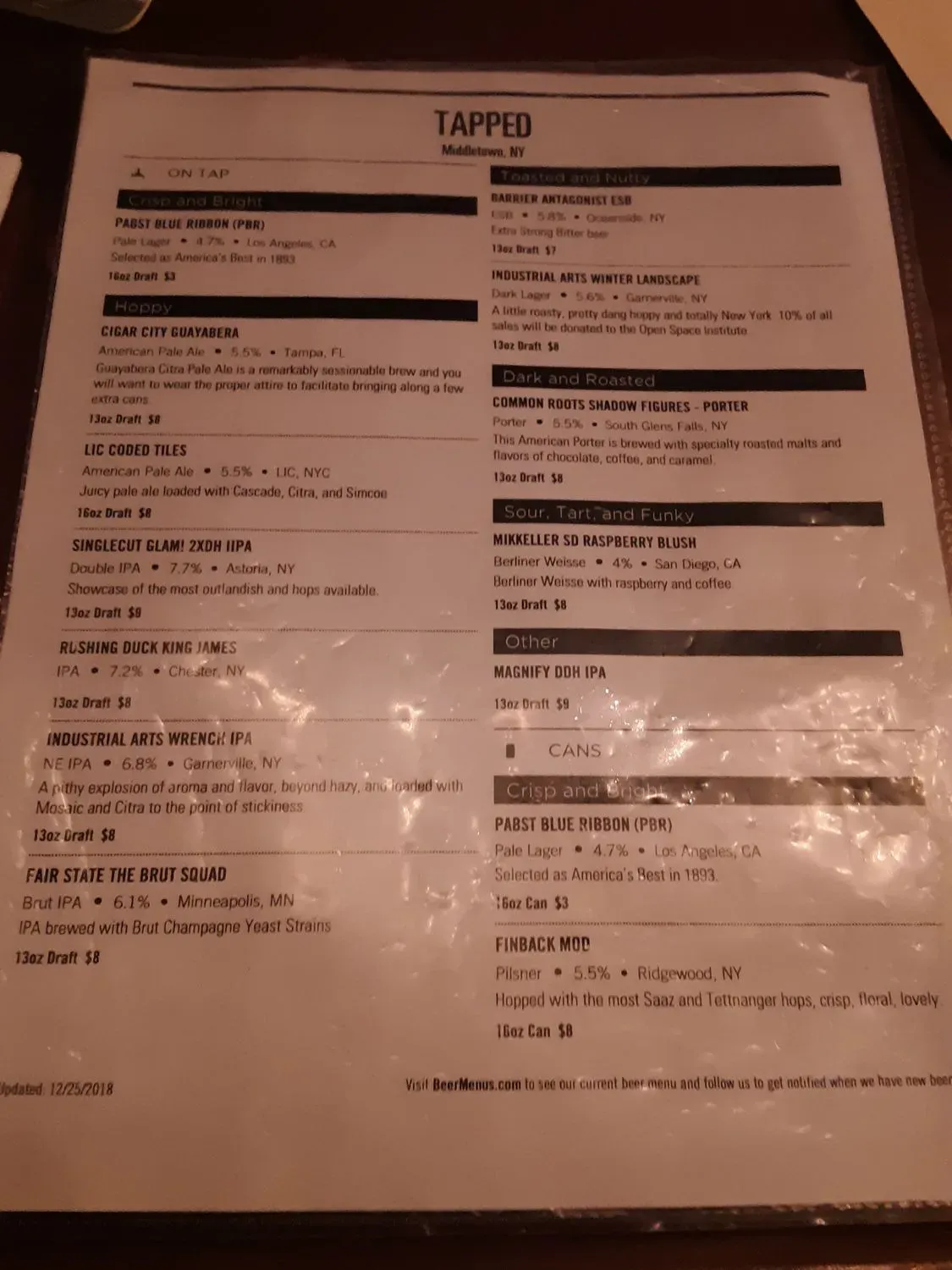 Menu 5