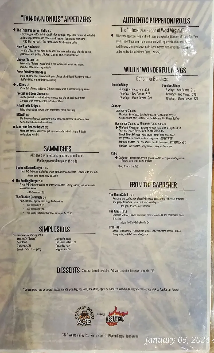 Menu 3