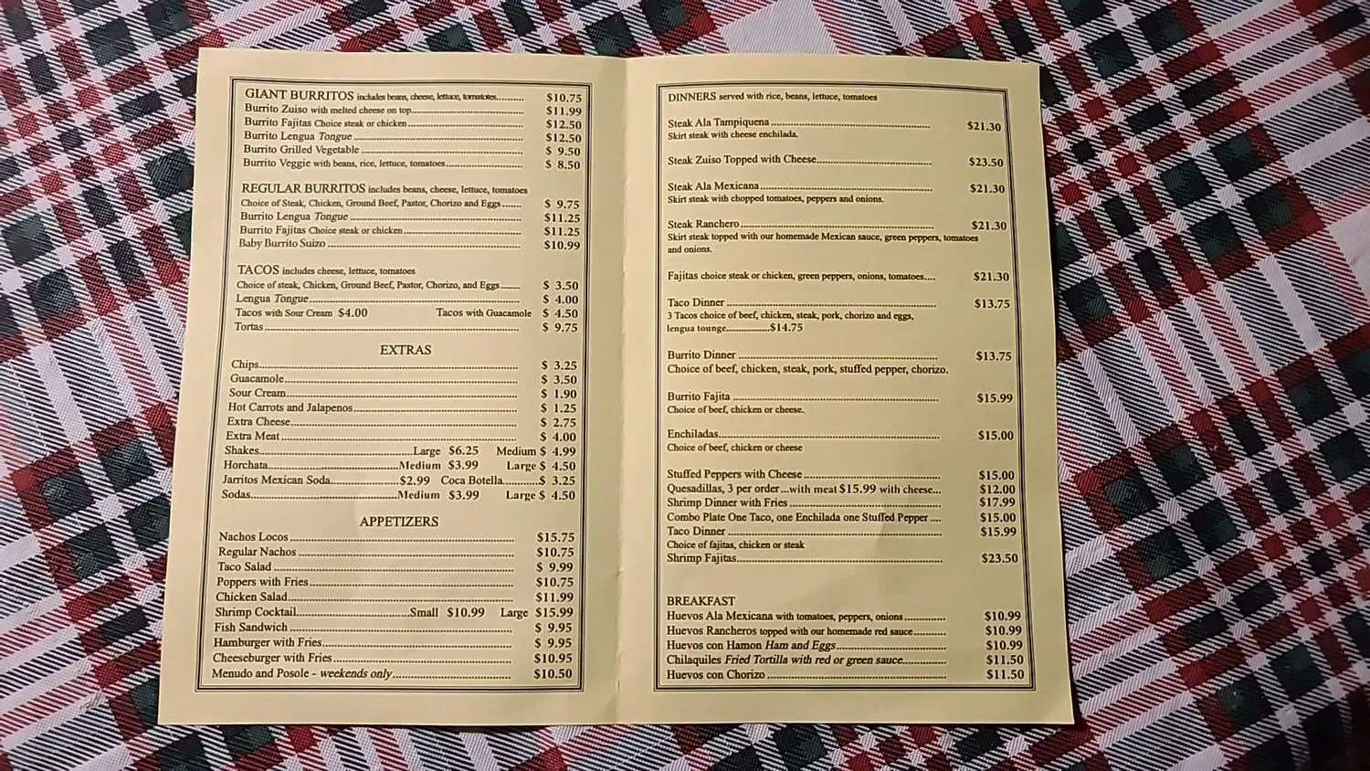 Menu 2