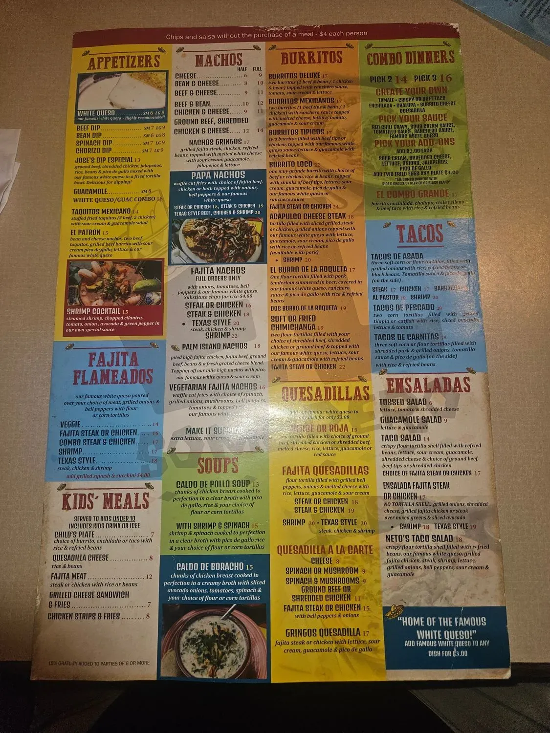 Menu 6