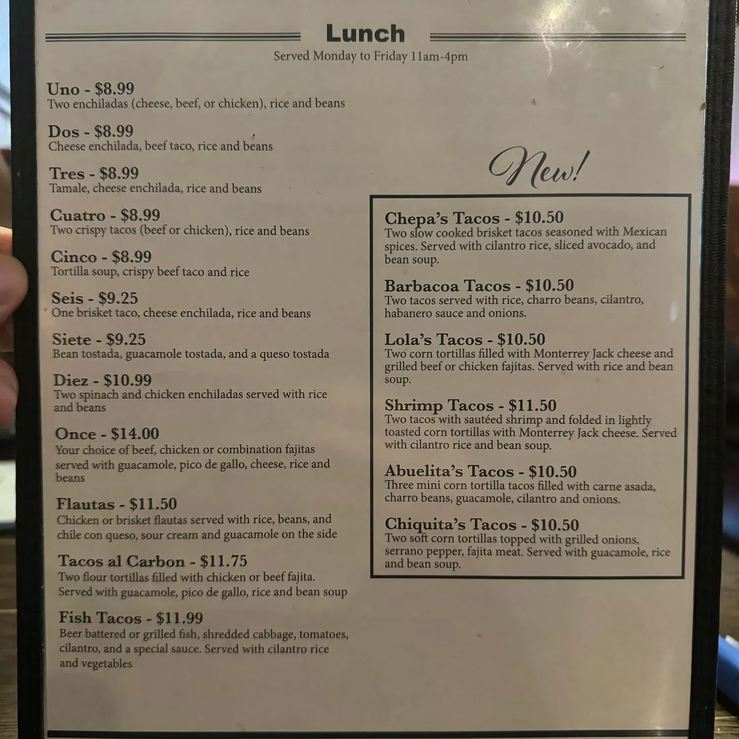 Menu 2