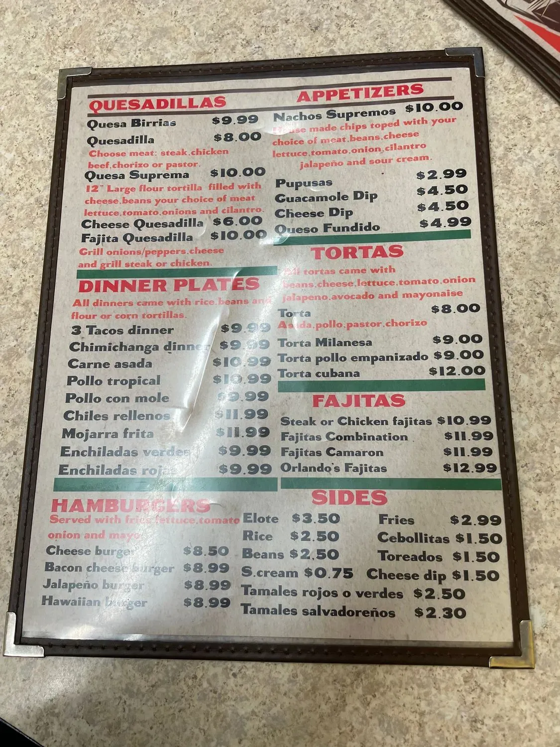 Menu 3