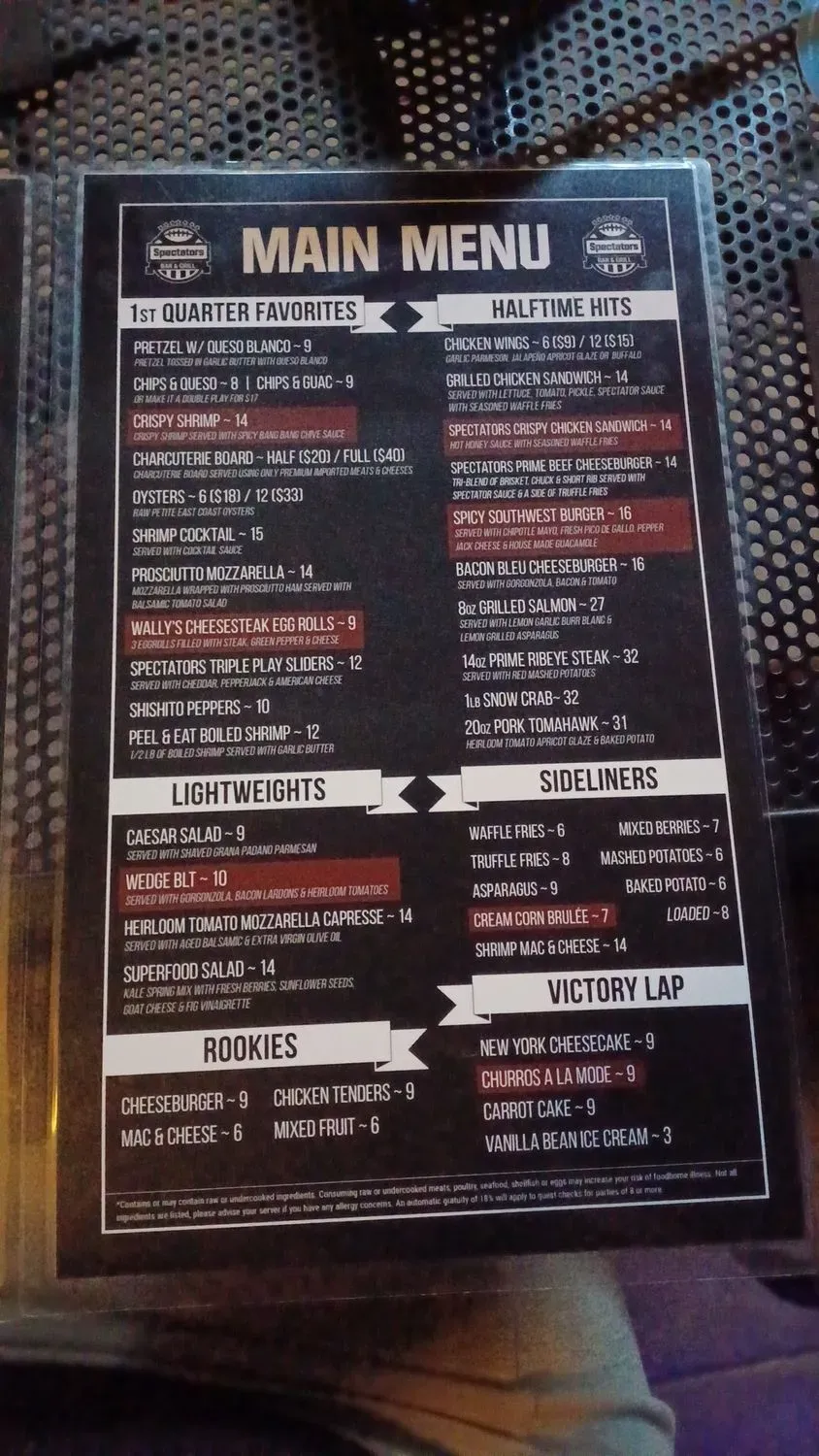 Menu 3