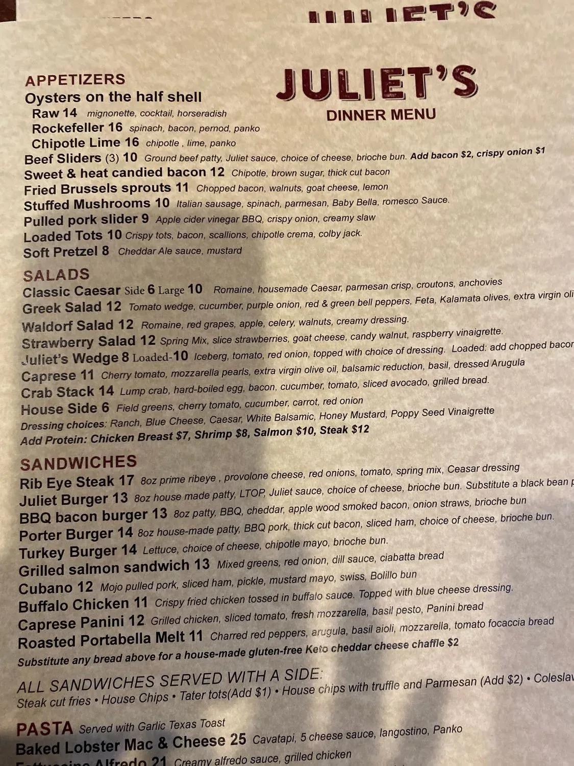 Menu 5