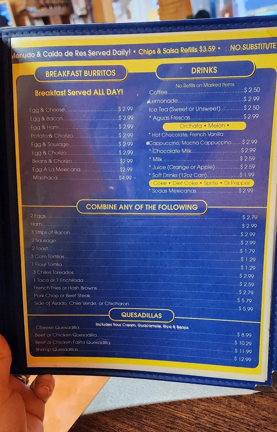 Menu 4