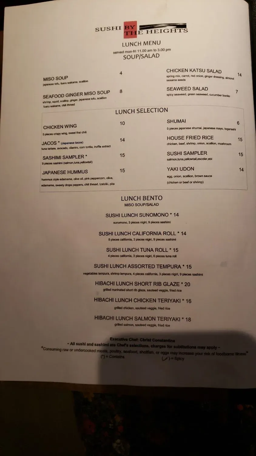 Menu 6