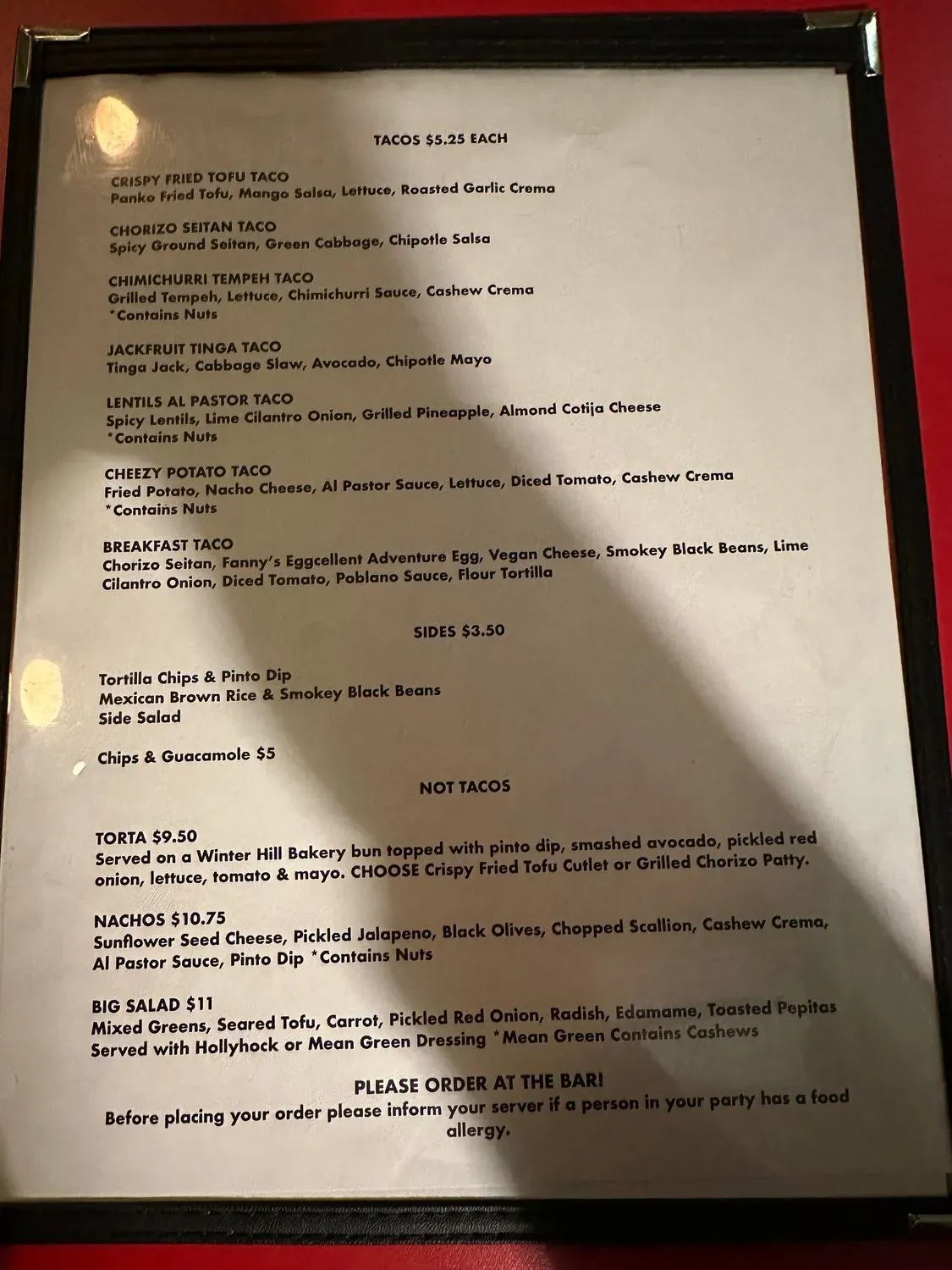 Menu 2