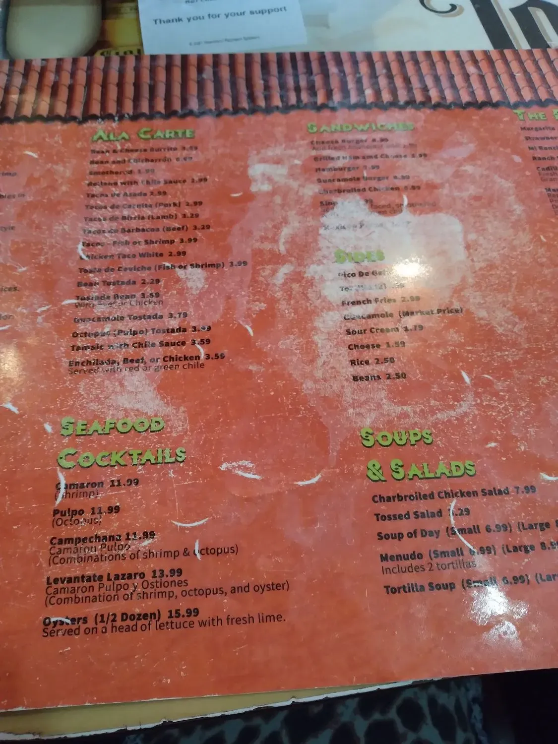 Menu 4