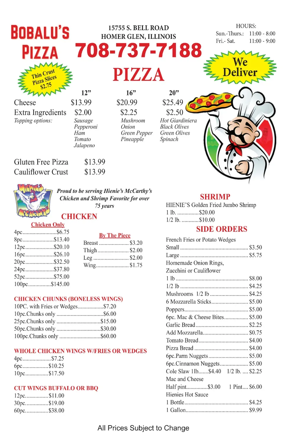 Menu 2