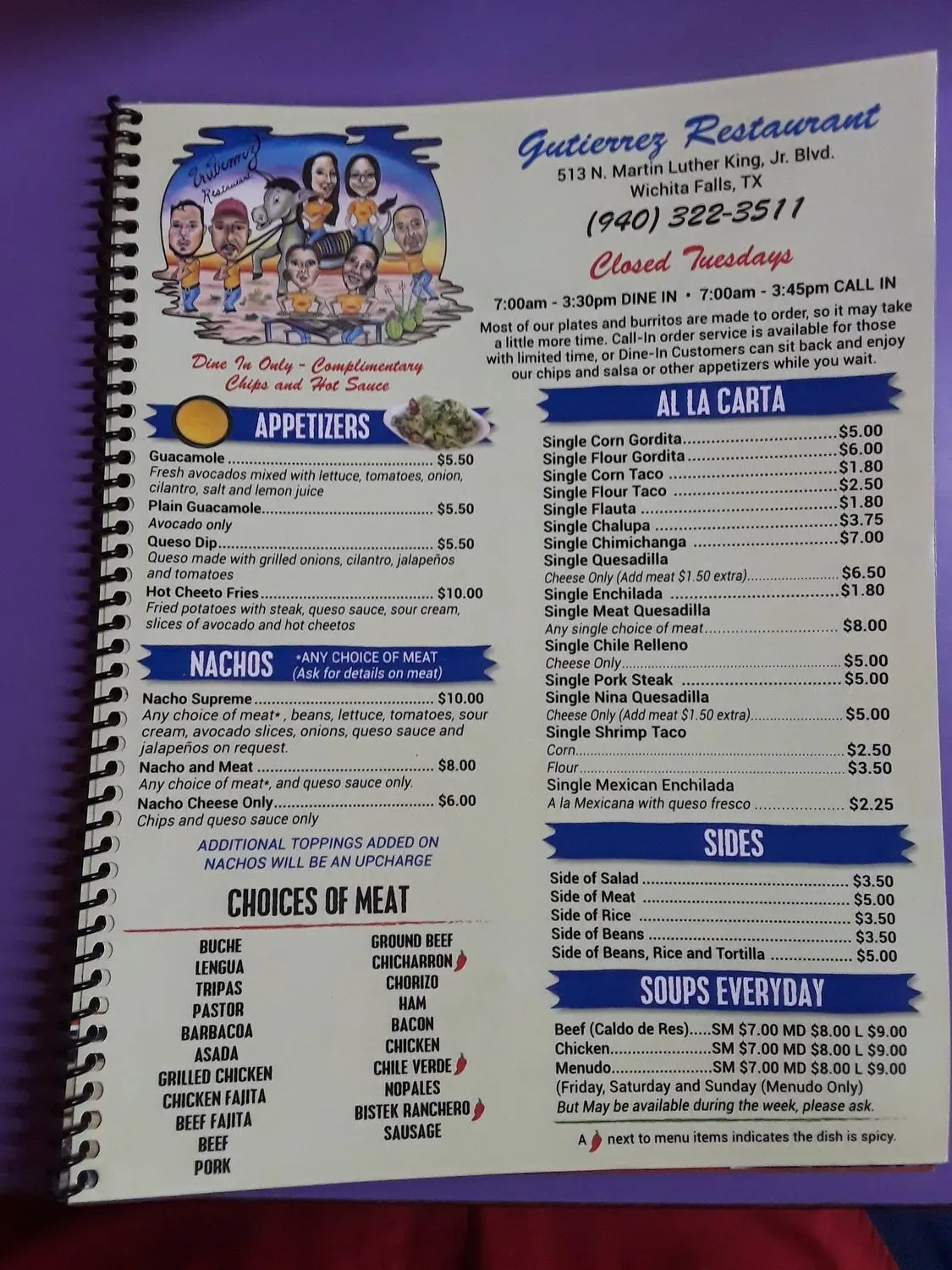 Menu 2