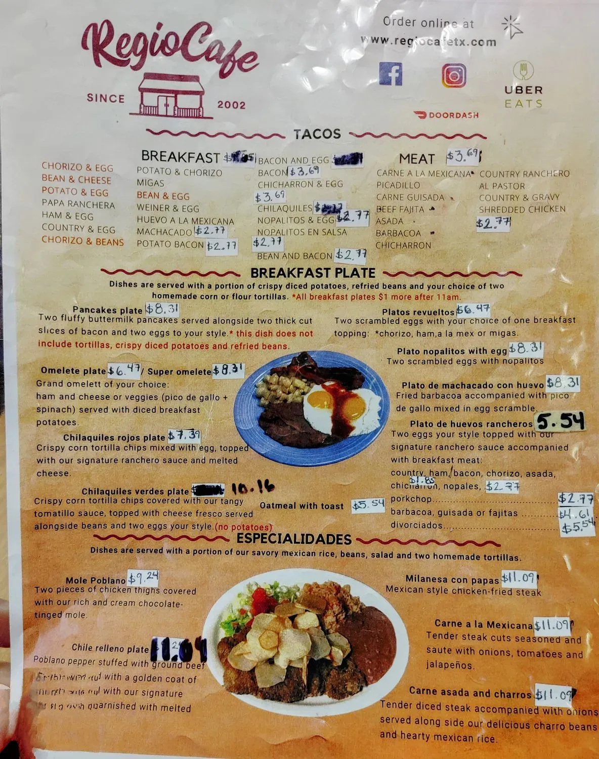 Menu 2