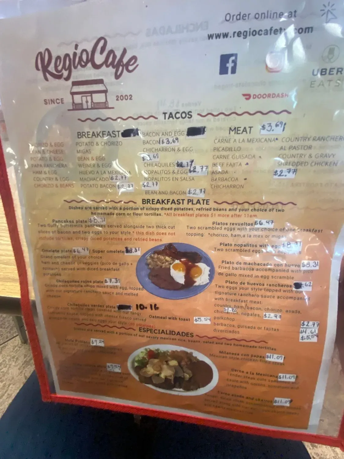 Menu 3