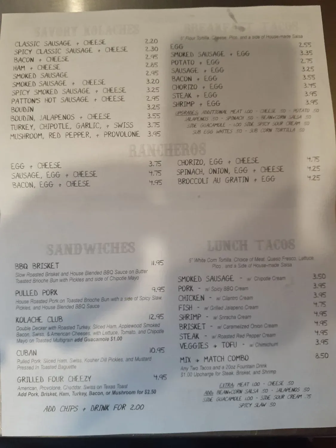 Menu 4