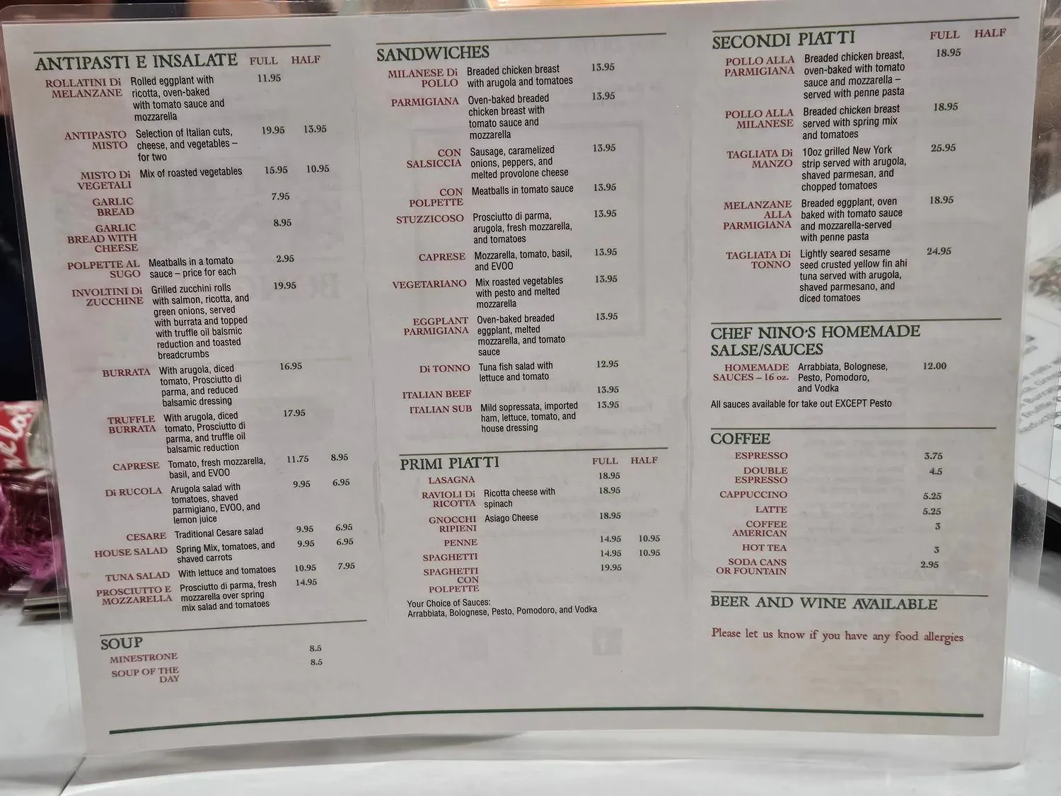 Menu 3