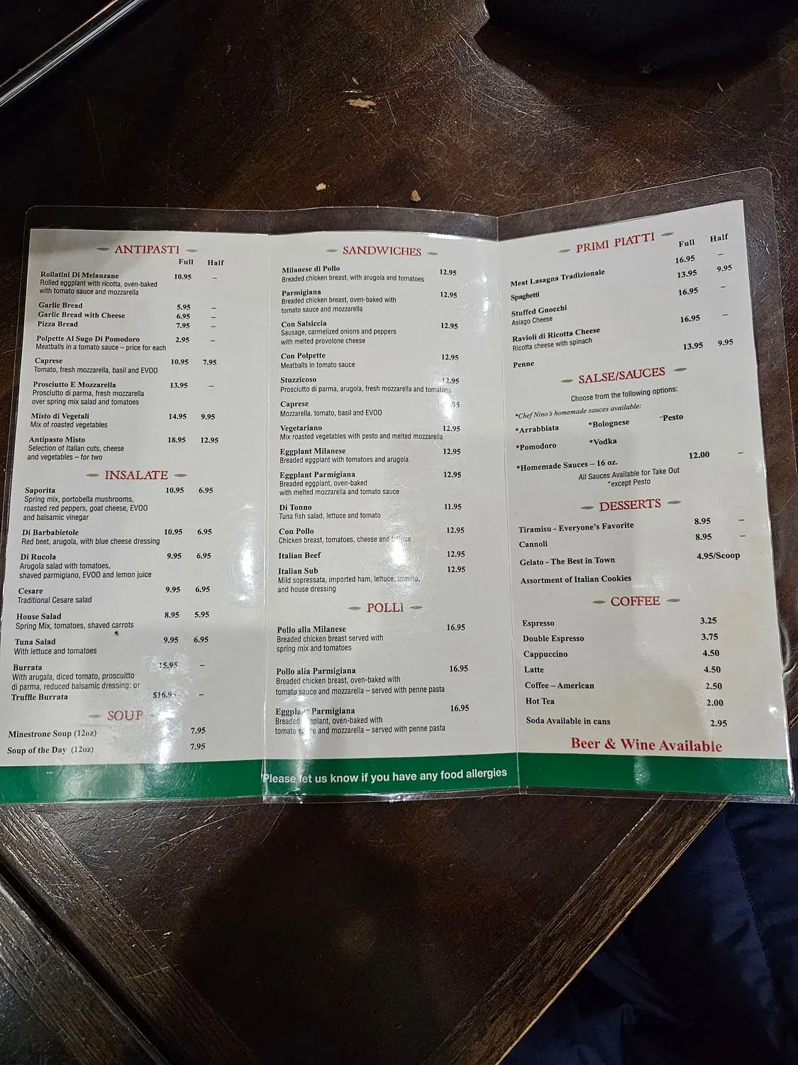 Menu 6